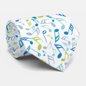 Musiknotens Neck Tie Krawatte (Gerollt)