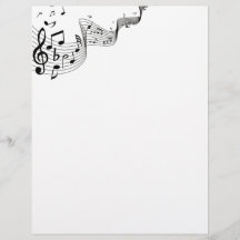 Musiknotens Stationery