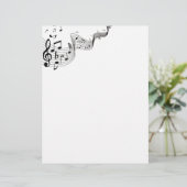 Musiknotens Stationery (Stehend Vorderseite)