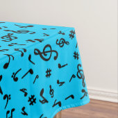 Musiknotens Tablecloth Tischdecke (Beispiel)