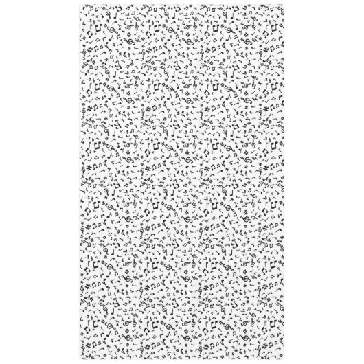 Musiknotens Tablecloth Tischdecke (Vorderseite)
