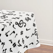 Musiknotens Tablecloth Tischdecke (Beispiel)
