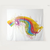 Musiknotens Tapestry Wandteppich (Vorderseite (Horizontal))