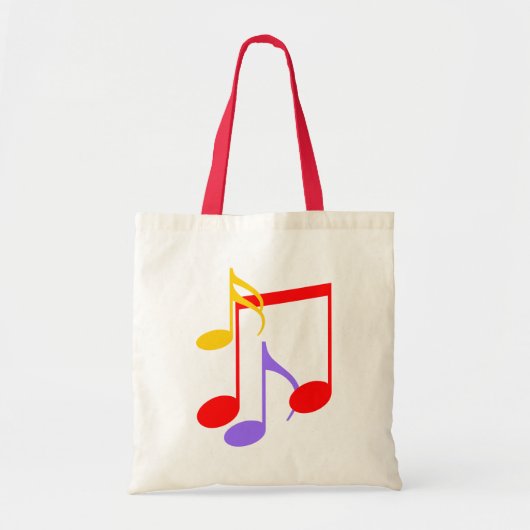 Musiknotens Tote Tasche (Vorne)