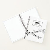 Musiknotens Treble School  Notizblock (Innenseite)