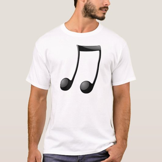 Musiknotesymbol T-Shirt (Vorderseite)