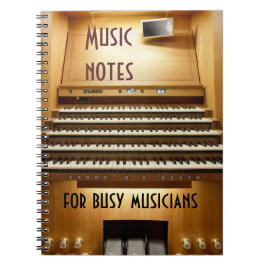 Musiknotizbuch für beschäftigte Musiker Notizblock
