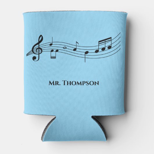 Musiknotizen Band oder Choir-Lehrer für benutzerde Dosenkühler (Vorderseite)