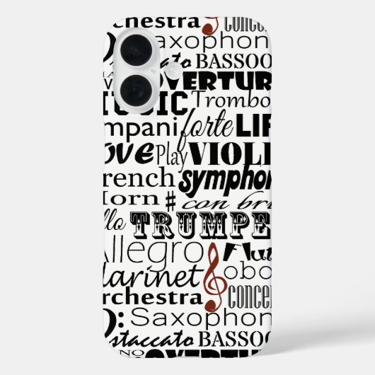 Musikorchester Case-Mate iPhone Hülle (Rückseite)