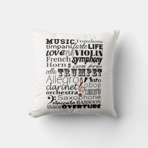 Musikorchester Kissen