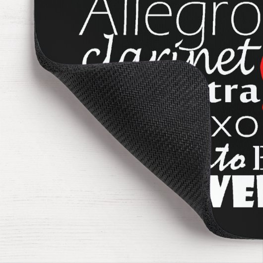 Musikorchester Mousepad (Ecke)