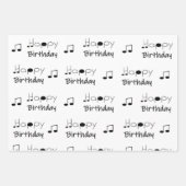 Musikpapier Geschenkpapier Set (Vorderseite 3)