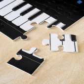 Musikpiano-Instrumentaltastatur mehrfarbig Puzzle (Seite)