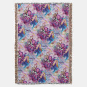 MUSIKPINK CIRCUS KLEINE UND ROSE DECKE (Vorderseite Vertikal)