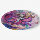 MUSIKPINK CLOWN AND OWL PAPPTELLER (Schrägansicht)