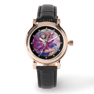 MUSIKPINK CLOWN ARMBANDUHR