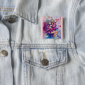 MUSIKPINK CLOWN BUTTON (Beispiel)