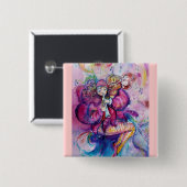 MUSIKPINK CLOWN BUTTON (Vorne & Hinten)