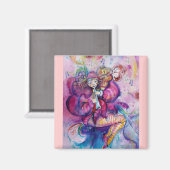 MUSIKPINK CLOWN MAGNET (Vorderseite/Rückseite)