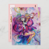 MUSIKPINK CLOWN POSTKARTE (Vorne/Hinten)