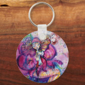 MUSIKPINK CLOWN SCHLÜSSELANHÄNGER (Vorderseite)