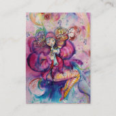 MUSIKPINK CLOWN VISITENKARTE (Rückseite)