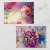 MUSIKPINK CLOWN VISITENKARTE (Vorne/Hinten)