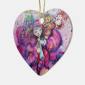 MUSIKPINK KLEINES Herz Keramikornament (Links)