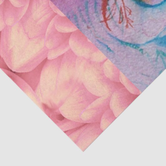 MUSIKPINK MIT OWL SEIDENPAPIER (Detail)