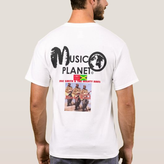 MUSIKPLANET DSHON Men's Basic T - Shirt (Rückseite)