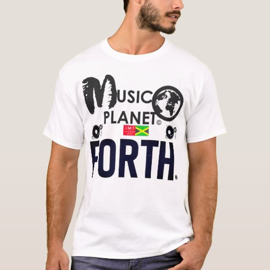 MUSIKPLANET FORTH Men's Basic T - Shirt (Vorderseite)