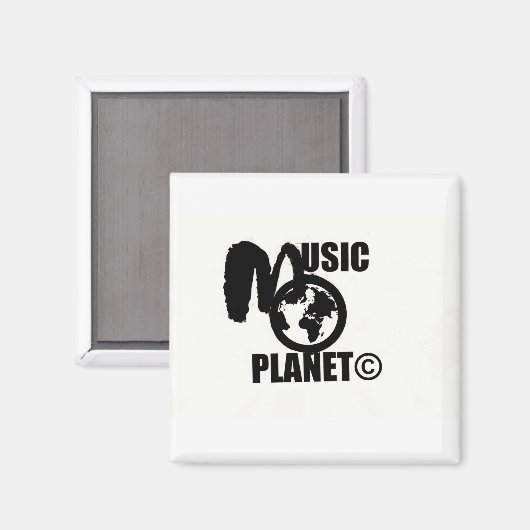 MUSIKPLANET MAGNET (Vorderseite/Rückseite)