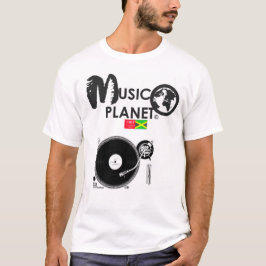 MUSIKPLANET OFFIZIELLER Männergrundsatz - T - Shir T-Shirt