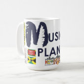 MUSIKPLANET-Tasse Kaffeetasse (Vorderseite Links)