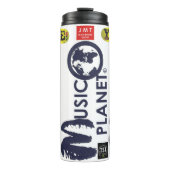 MUSIKPLANET. Thermobecher Thermosbecher (Vorderseite)