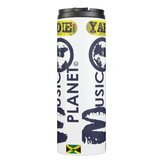 MUSIKPLANET. Thermobecher Thermosbecher (Rückseite)