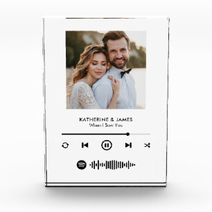 Musikplayer-Fotorahmen mit individuellem Spotify-C Fotoblock