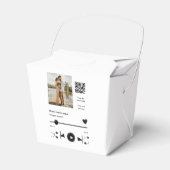 Musikplayer personalisiertes Paar Liebe q r Code t Geschenkschachtel (Vorderseite)