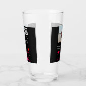 Musikplayer personalisiertes Paar Liebe q r Code t Glas (Links)