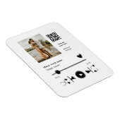 Musikplayer personalisiertes Paar Liebe q r Code t Magnet (Rechte Seite)
