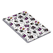 Musikplayer, Tonbandgerät, Videoband, Filmkamera, Notizblock (Rechte Seite)