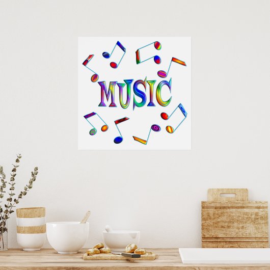 Musikposter Poster (Küche)