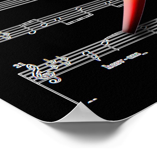 Musikposter Poster (Ecke)