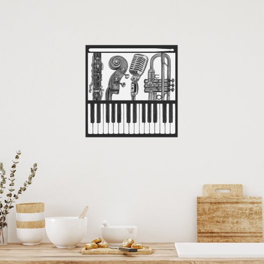 Musikposter Poster (Küche)
