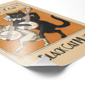 Musikposter "The Black Cat" Fotodruck (Ecke)