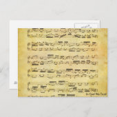 Musikpostkarte 24 postkarte (Vorne/Hinten)