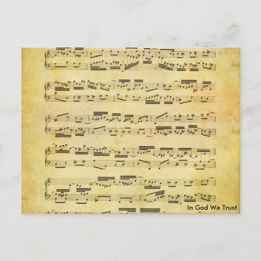 Musikpostkarte 24 postkarte (Vorderseite)