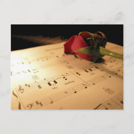 Musikpostkarte 28 postkarte (Vorderseite)