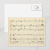 Musikpostkarte 36 postkarte (Vorne/Hinten)