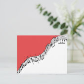 Musikpostkarte Postkarte (Stehend Vorderseite)